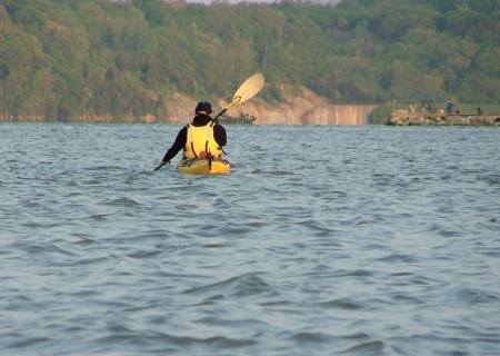 Kayak paddling