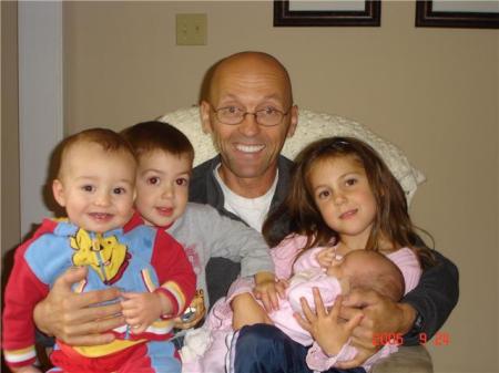 pepere and grand kids