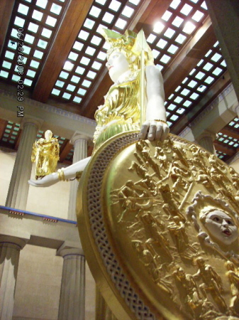 Athena inside the Parthenon in Nashville