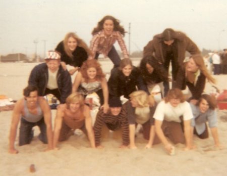 at the beach in 1970