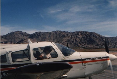 my airplane I had tied down at Apple Valley ai