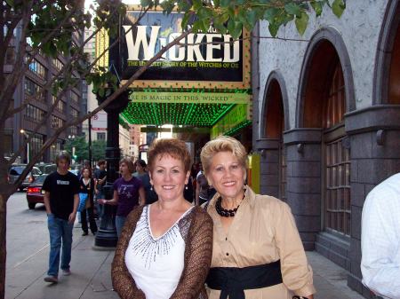 downtown to see Wicked