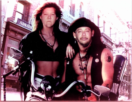 Us in our Hot Biker Days