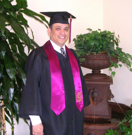 Me graduating from University of Phoenix