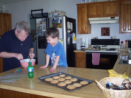 Me and my Grandson (on the right)