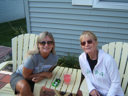 Chris and I Labor Day at the cottage 2009!