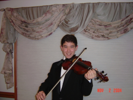 Aaron the "Maestro Violinist" 2004