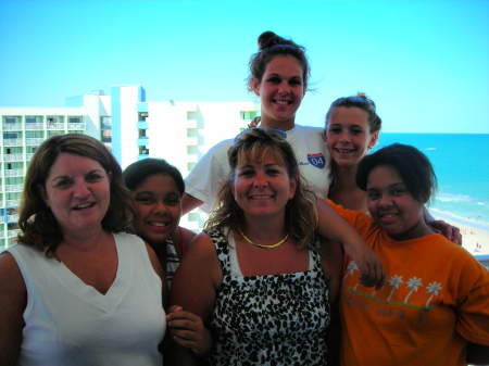 my girls and friend at myrtle beach sc.