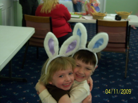 dominick n sydney as bunnies