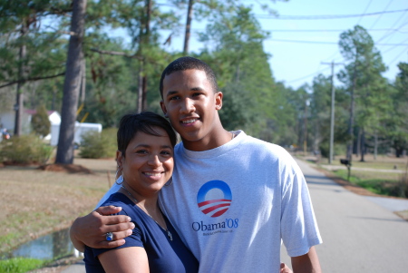 Inge' and Blake, nature walk