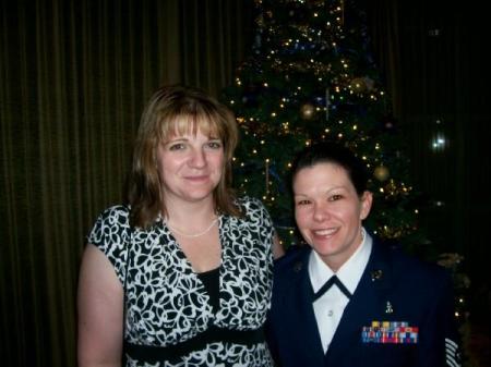 Heather & me at my NCOA Graduation 08