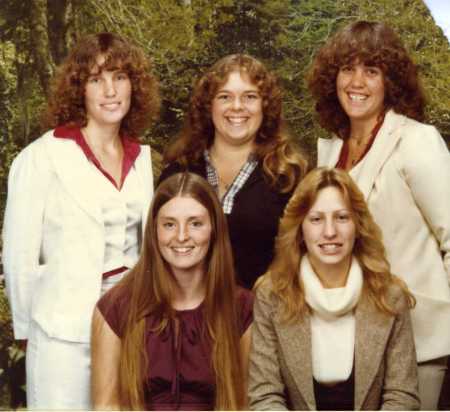 Teri, Jana, Lori, me & Gayle 1976-78?
