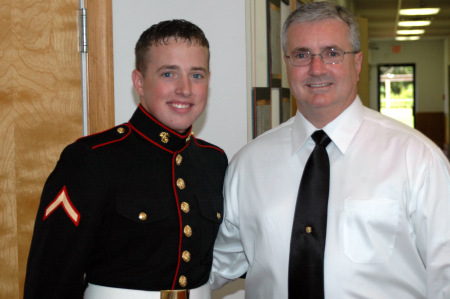 Colby and Me at the wedding