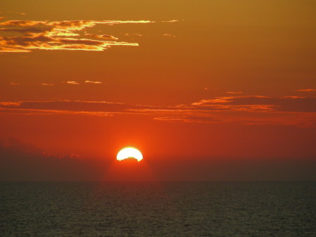 Sunset on the Mediterrean