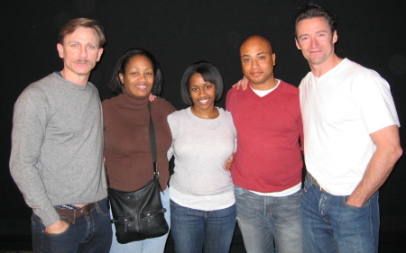 Daniel Craig, Me, Angie, Jason, Hugh Jackman