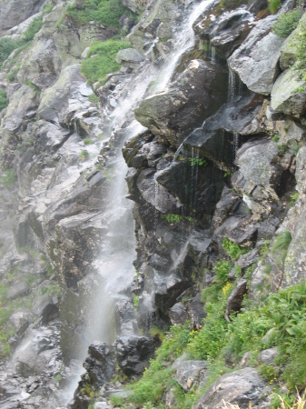 Waterfall in Tuckerman Ravine - July 2007