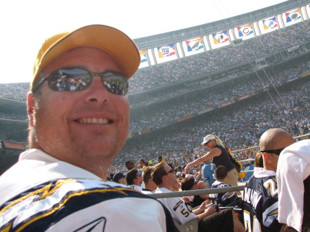 Randy at the Chargers....