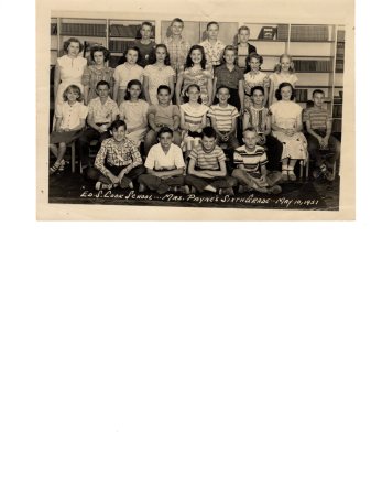 Mrs Paynes 6 th Grade Ed S. Cook 1951