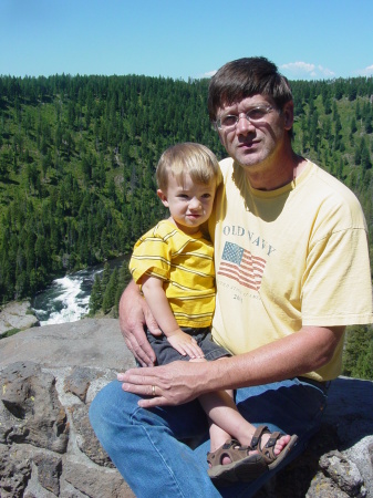 Me and Skyler at Mesa Falls (Idaho)