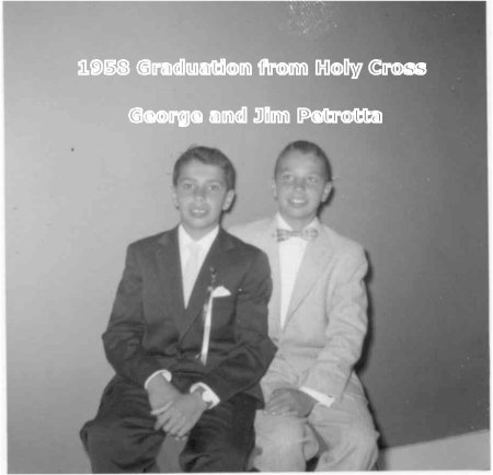 Graduation from Holy Cross (with brother Jim)