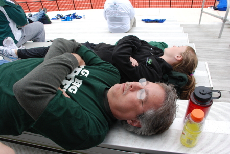 Life at another track meet