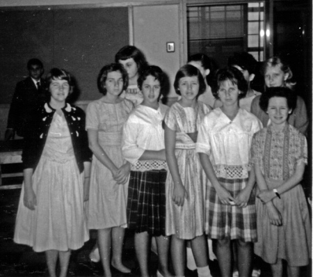 Sixth Grade Girls in Mr. Leuci's class - 1961