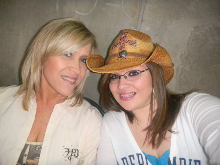 Me & my daughter (Shayla) at 2010 SA Rodeo