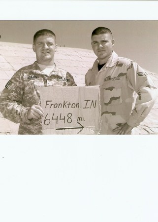 Craig & Kevin in Iraq