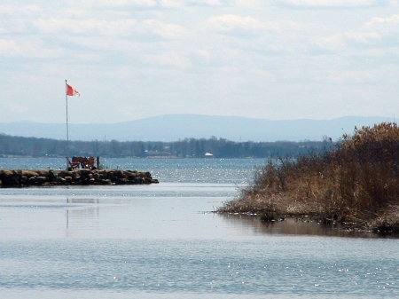 St Lawrence River and the Adirondack Mountains