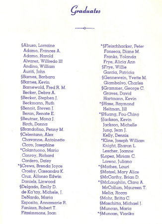 PS 91 Graduation 1974