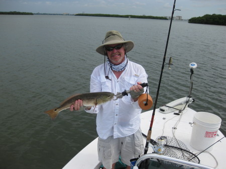 Redfish in the boat