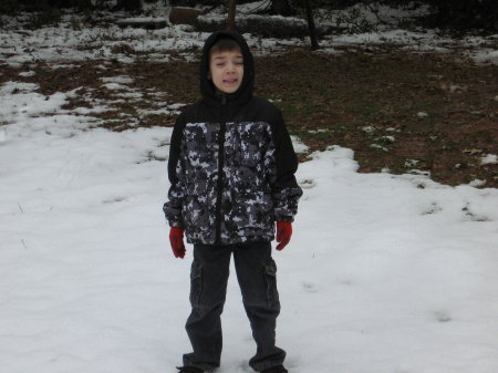 Vasili in snow