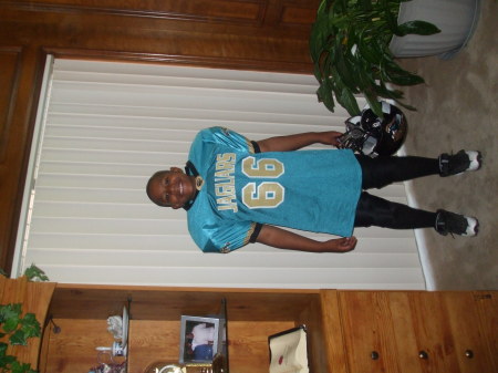 My 8 year old Football Player