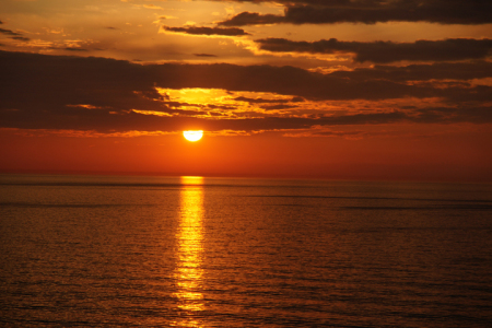 Sunset In The Baltic Sea