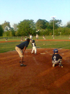 JR's 1st Baseball Game