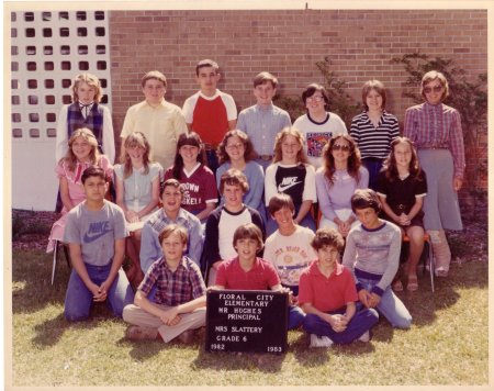 6th Grade 1982-1983 Mrs. Slattery's class