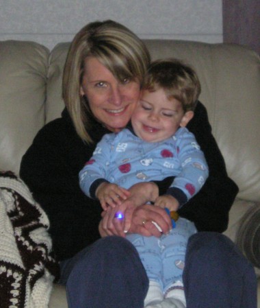 Me and my grandson, Mikey