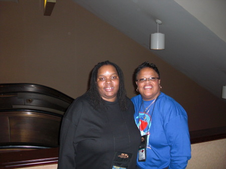 me & linda at convention{ jan 09}