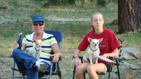 My sister Becky and her daughter.