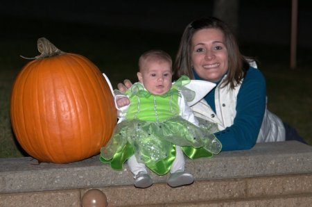 Mommy and Skyler 1st Halloween