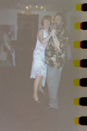 Cathy Griffin & tmr enjoy a dance in the dark