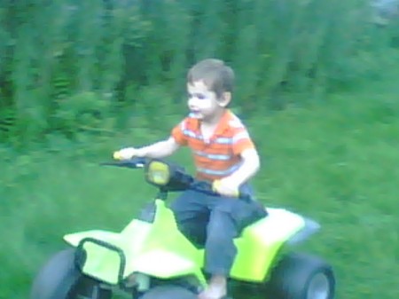 Connor on ATV