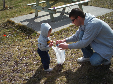 Bj helping his little brother aww