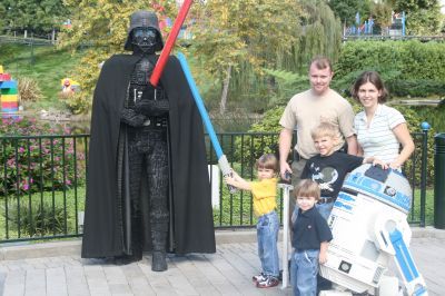 Family at LegoLand 2008