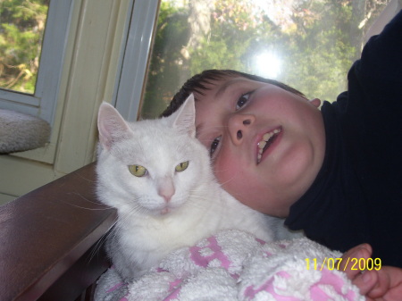 Bobby   & his cat Iggy