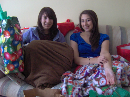 My girls on Christmas morning.