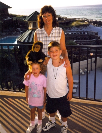 Me and my kiddos- Coronado, CA 1996