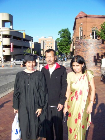 Presha and her parents