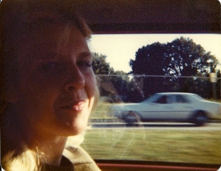 Diane driving.....1978