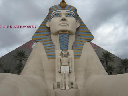 Pharoah at the Luxor in Vegas